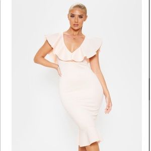 PLT Low Scoop Neck Scuba Dress
